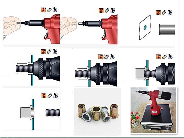 sử dụng ốc rút trong sản xuất