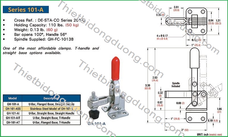 cam kẹp định vị